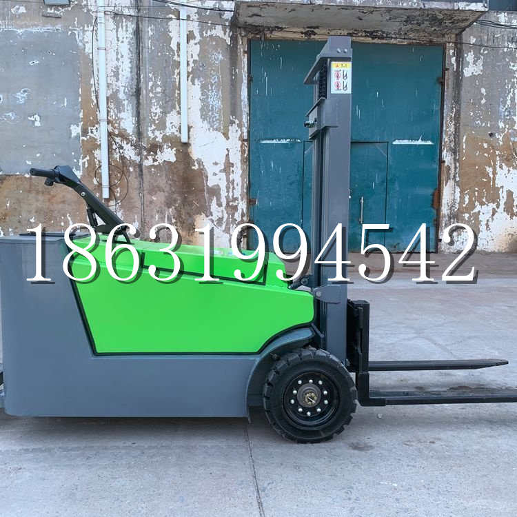 宜城市小型电动叉车1吨2吨步行站驾式电瓶堆高充电装卸车液压升降车铲车